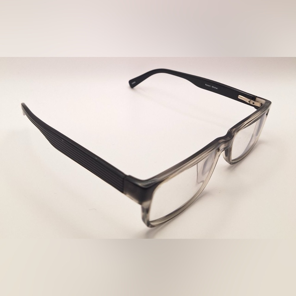 Robert Mitchel RM5007 Black Rectangular Sunglasses Frames Only